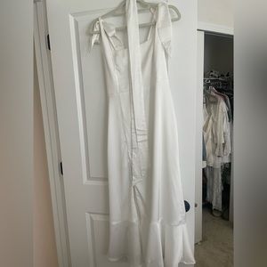 Garden MIDI Dress - white